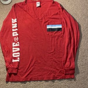 Red VS Pink logo shirt